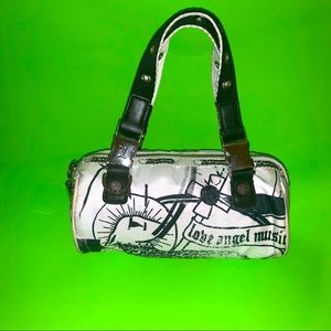 L.A.M.B Lesportsack white mini duffle bag $45
